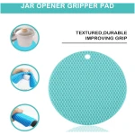 Jar Opener for Weak Hands, Seniors with Arthritis, 5 in 1 Multi Function Bottle Opener Lid Opener For Arthritic Hands with Non Slip Rubber Jar opener Gripper Pad