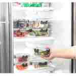 JoyJolt JoyFul 24pc(12 Airtight, Freezer Safe Food Storage Containers and 12 Lids), Pantry Kitchen Storage Containers, Glass Meal Prep Container for Lunch, Glass Storage...