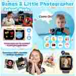 Kids Smart Watch Toys for Boys Girls – Children Watch for Kids 4-12 Years Touch Screen Watch with 15 Games Video Camera Music Player Alarm School Mode Education Birthday Gifts...