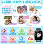 Kids Smart Watch Toys for Boys Girls – Children Watch for Kids 4-12 Years Touch Screen Watch with 15 Games Video Camera Music Player Alarm School Mode Education Birthday Gifts...