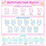 Kids Smart Watch Toys for Boys Girls – Children Watch for Kids 4-12 Years Touch Screen Watch with 15 Games Video Camera Music Player Alarm School Mode Education Birthday Gifts...
