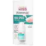 KISS PowerFlex Maximum Speed Nail Glue - Fast Drying Adhesive for Glue-On Nails & Repairs with Nozzle Tip Applicator, Ideal for Tips & Wraps, Net Wt. 0.10 oz (3g)