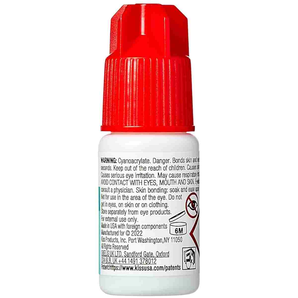 KISS PowerFlex Maximum Speed Nail Glue - Fast Drying Adhesive for Glue-On Nails & Repairs with Nozzle Tip Applicator, Ideal for Tips & Wraps, Net Wt. 0.10 oz (3g)