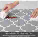KMAT Kitchen Mat [2 PCS] Cushioned Anti-Fatigue Kitchen Rug, Waterproof Non-Slip Kitchen Mats and Rugs Heavy Duty PVC Ergonomic Comfort Foam Rug for Kitchen, Floor Home, Office,...