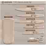 Knife Set, Brewin Kitchen Knife Set, Knives Set for Kitchen, Universal Knife Block, Utility Knife Block Set, Kitchen Essentials, New Home Essentials, Apartment Essentials,...
