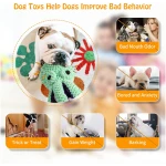 Large Squeaky Dog Toys- Plush Dog Toys with Soft Fabric for Small, Medium, and Large Dogs Daily Companionship, Training Reward Gift