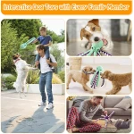 Large Squeaky Dog Toys- Plush Dog Toys with Soft Fabric for Small, Medium, and Large Dogs Daily Companionship, Training Reward Gift