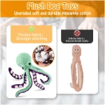 Large Squeaky Dog Toys- Plush Dog Toys with Soft Fabric for Small, Medium, and Large Dogs Daily Companionship, Training Reward Gift