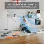 Laser Cat Toys for Indoor Cats,The 4th Generation Real Random Trajectory Motion Activated Rechargeable Automatic Cat Laser Toy,Interactive Cat Toys for Bored Indoor Adult...