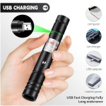 Laser Pointer High Power, Green Laser Pointer Indicator Light, Long Range Lazer Pointer for Hiking, USB Charge