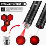 Laser Pointer High Power, Green Laser Pointer Indicator Light, Long Range Lazer Pointer for Hiking, USB Charge