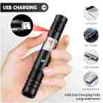Laser Pointer High Power, Green Laser Pointer Indicator Light, Long Range Lazer Pointer for Hiking, USB Charge