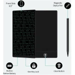 LCD Writing Tablet for Adult: 6.5 Inch Mini Full Screen Drawing Board Reusable Digital Notepad Portable Use for Office Study Teaching