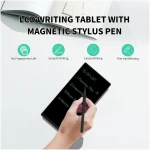 LCD Writing Tablet for Adult: 6.5 Inch Mini Full Screen Drawing Board Reusable Digital Notepad Portable Use for Office Study Teaching