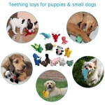 LEGEND SANDY Squeaky Plush Dog Toy Pack for Puppy, Small Stuffed Puppy Chew Toys 12 Dog Toys Bulk with Squeakers, Cute Soft Pet Toy for Small Medium Size Dogs