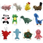 LEGEND SANDY Squeaky Plush Dog Toy Pack for Puppy, Small Stuffed Puppy Chew Toys 12 Dog Toys Bulk with Squeakers, Cute Soft Pet Toy for Small Medium Size Dogs