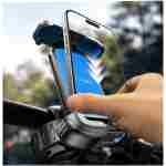 LISEN Bike Phone Holder, [2025 Upgrade] Motorcycle Phone Mount, Bicycle Phone Holder, Handlebar Phone Mount, Dirt Bike Accessories, Bicycle Accessories, for iPhone Samsung...