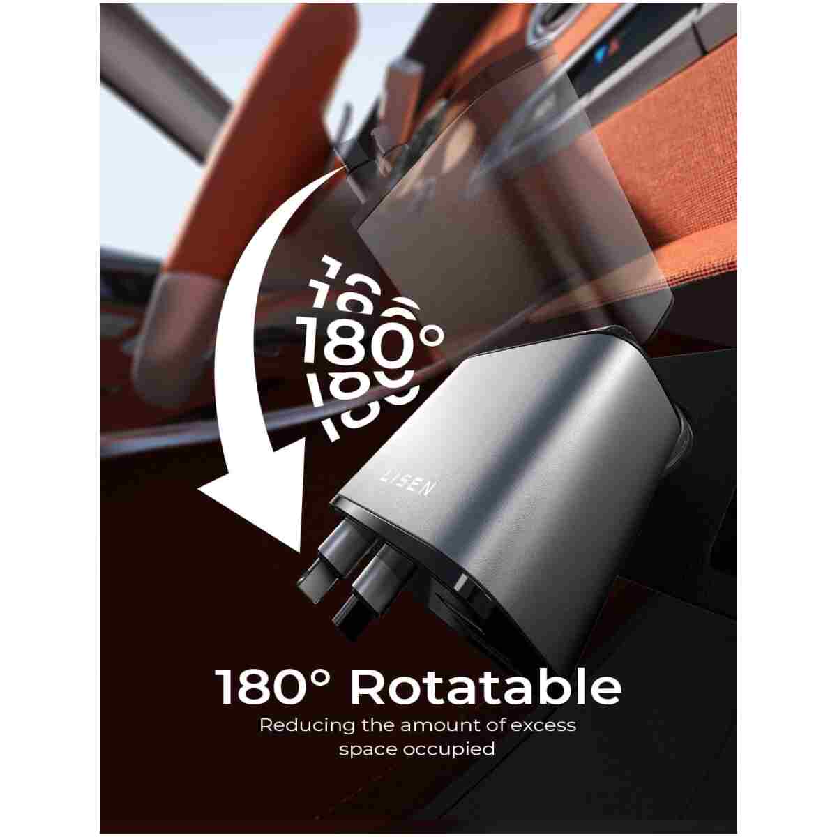 LISEN Retractable Car Charger [69W USB C Car Accessories Adapter ] for iPhone 16 USB C Charger Fast Charging, Travel Essentials Gifts for Women Men, Road Trip Essentials for...