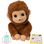 Little Live Pets My Baby Monkey - Adorable pet Monkey with Over 50 Sounds & Reactions. Expressive Moving Mouth. Mango Sucks his Thumb, Feeds from his Bottle, & Hangs from his...
