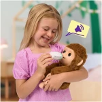 Little Live Pets My Baby Monkey - Adorable pet Monkey with Over 50 Sounds & Reactions. Expressive Moving Mouth. Mango Sucks his Thumb, Feeds from his Bottle, & Hangs from his...