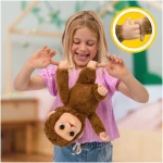 Little Live Pets My Baby Monkey - Adorable pet Monkey with Over 50 Sounds & Reactions. Expressive Moving Mouth. Mango Sucks his Thumb, Feeds from his Bottle, & Hangs from his...
