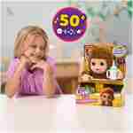 Little Live Pets My Baby Monkey - Adorable pet Monkey with Over 50 Sounds & Reactions. Expressive Moving Mouth. Mango Sucks his Thumb, Feeds from his Bottle, & Hangs from his...
