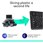 Logitech K120 Wired Keyboard for Windows, Plug and Play, Full-Size, Spill-Resistant, Curved Space Bar, Compatible with PC, Laptop - Black