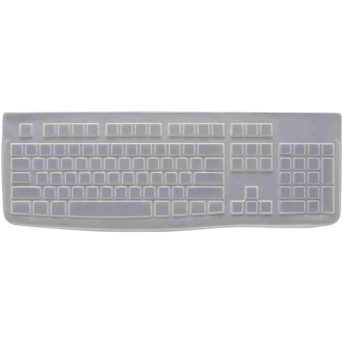 Logitech K120 Wired Keyboard for Windows, Plug and Play, Full-Size, Spill-Resistant, Curved Space Bar, Compatible with PC, Laptop - Black