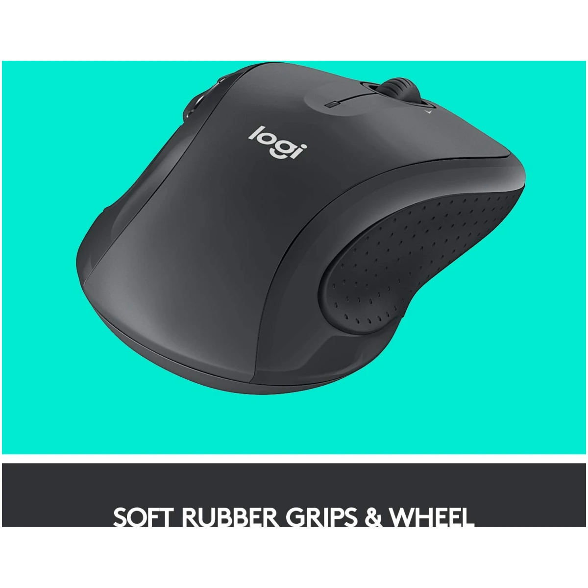 Logitech M510 Wireless Computer Mouse for PC with USB Unifying Receiver - Graphite