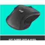 Logitech M510 Wireless Computer Mouse for PC with USB Unifying Receiver - Graphite