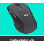 Logitech M510 Wireless Computer Mouse for PC with USB Unifying Receiver - Graphite