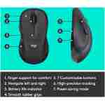 Logitech M510 Wireless Computer Mouse for PC with USB Unifying Receiver - Graphite