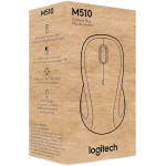 Logitech M510 Wireless Computer Mouse for PC with USB Unifying Receiver - Graphite
