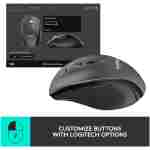 Logitech M705 Marathon Wireless Mouse, 2.4 GHz USB Unifying Receiver, 1000 DPI, 5-Programmable Buttons, 3-Year Battery, Compatible with PC, Mac, Laptop, Chromebook - Black
