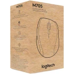Logitech M705 Marathon Wireless Mouse, 2.4 GHz USB Unifying Receiver, 1000 DPI, 5-Programmable Buttons, 3-Year Battery, Compatible with PC, Mac, Laptop, Chromebook - Black