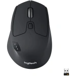 Logitech M705 Marathon Wireless Mouse, 2.4 GHz USB Unifying Receiver, 1000 DPI, 5-Programmable Buttons, 3-Year Battery, Compatible with PC, Mac, Laptop, Chromebook - Black