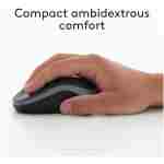 Logitech MK270 Wireless Keyboard And Mouse Combo For Windows, 2.4 GHz Wireless, Compact Mouse, 8 Multimedia And Shortcut Keys, For PC, Laptop - Black