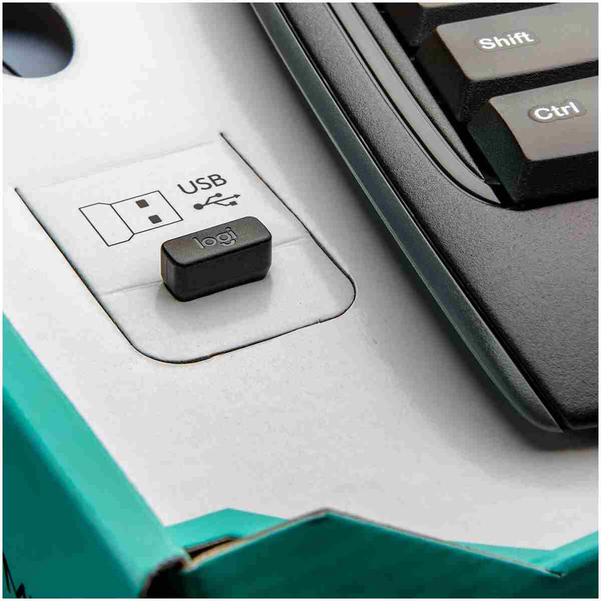 Logitech MK335 Wireless Keyboard and Mouse Combo - Black/Silver