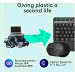 Logitech MK345 Wireless Combo Full-Sized Keyboard with Palm Rest and Comfortable Right-Handed Mouse, 2.4 GHz Wireless USB Receiver, Compatible with PC, Laptop,Black