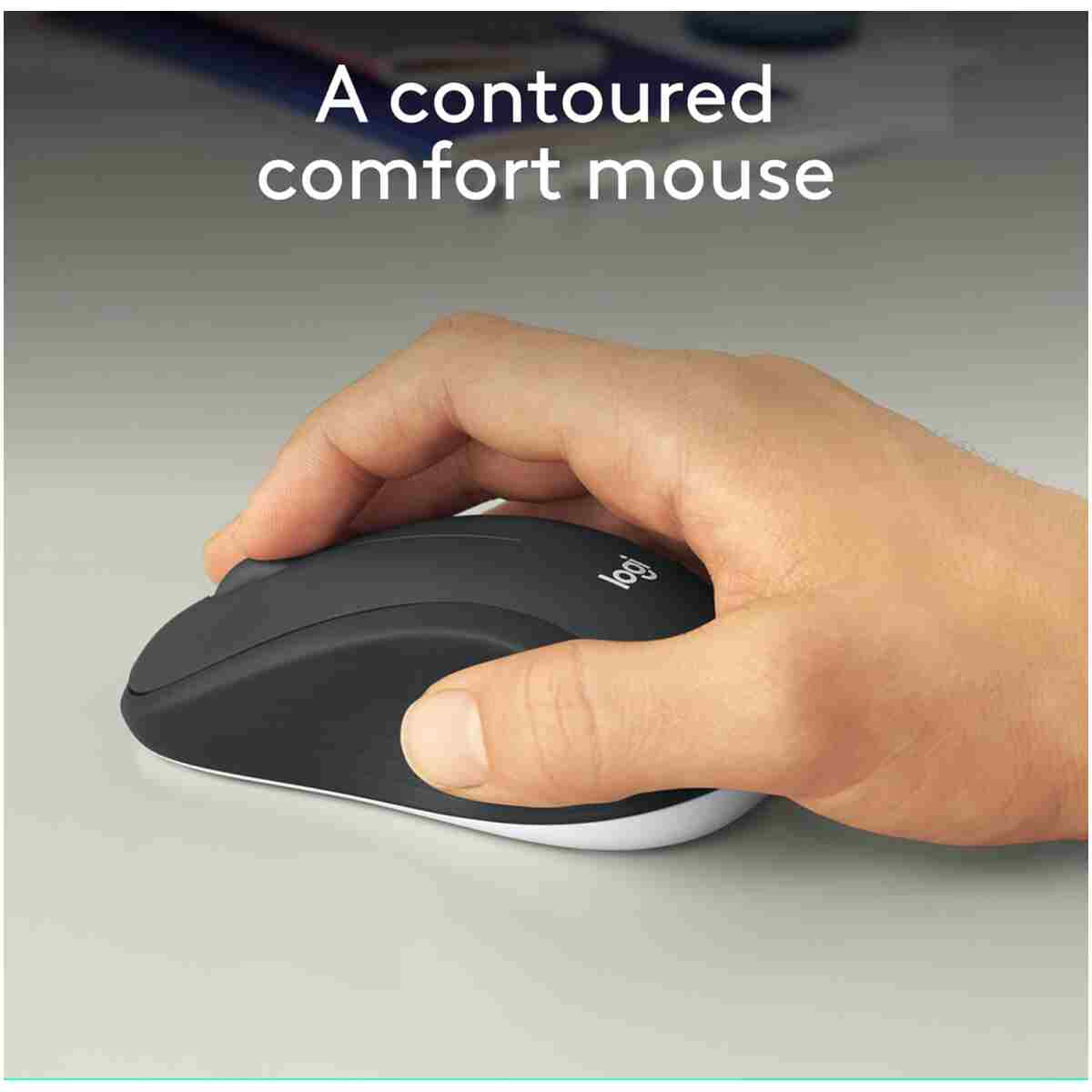 Logitech MK540 Advanced Wireless Keyboard and Mouse Combo for Windows, 2.4 GHz Unifying USB-Receiver, Multimedia Hotkeys, 3-Year Battery Life, for PC, Laptop