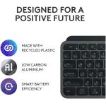 Logitech MX Keys S Wireless Keyboard, Low Profile, Fluid Precise Quiet Typing, Programmable Keys, Backlighting, Bluetooth, USB C Rechargeable, for Windows PC, Linux, Chrome, Mac...