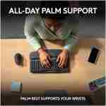 Logitech Wave Keys Wireless Ergonomic Keyboard with Cushioned Palm Rest, Comfortable Natural Typing, Easy-Switch, Bluetooth, Logi Bolt Receiver, for Multi-OS, Windows/Mac -...
