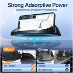 Loncaster Car Phone Holder, Car Phone Mount Silicone Car Pad Mat for Various Dashboards, Slip Free Desk Phone Stand Compatible with iPhone, Samsung, Android Smartphones, GPS...