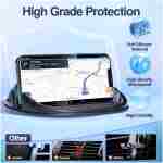 Loncaster Car Phone Holder, Car Phone Mount Silicone Car Pad Mat for Various Dashboards, Slip Free Desk Phone Stand Compatible with iPhone, Samsung, Android Smartphones, GPS...