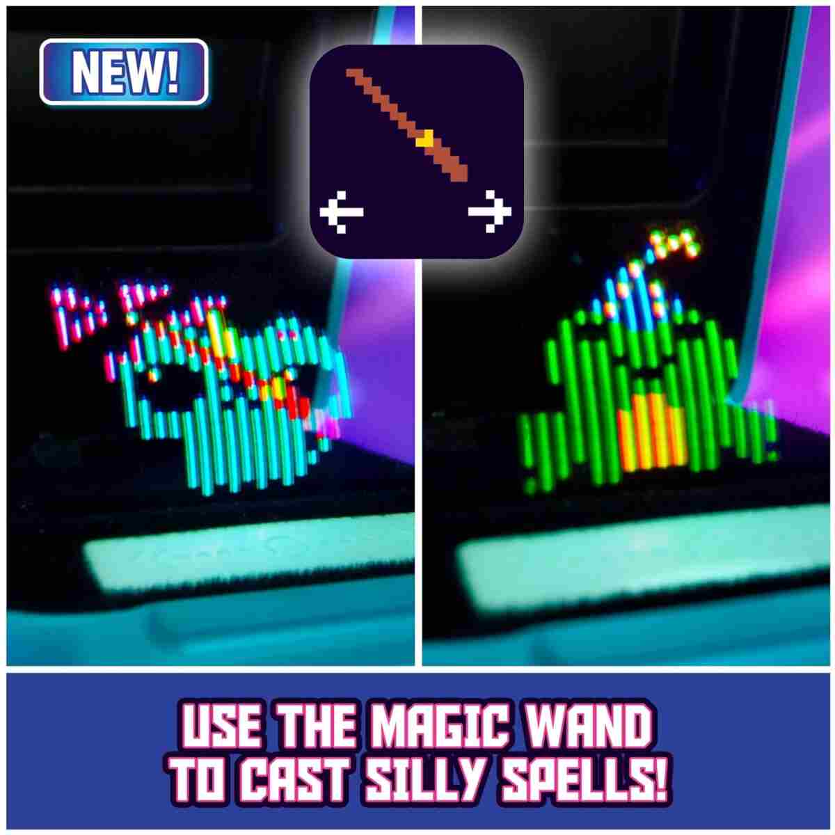 Magicals with 20 Interactive Characters Inside, Reacts to Touch, Digital Pet Kids Toys for Ages 5 and up