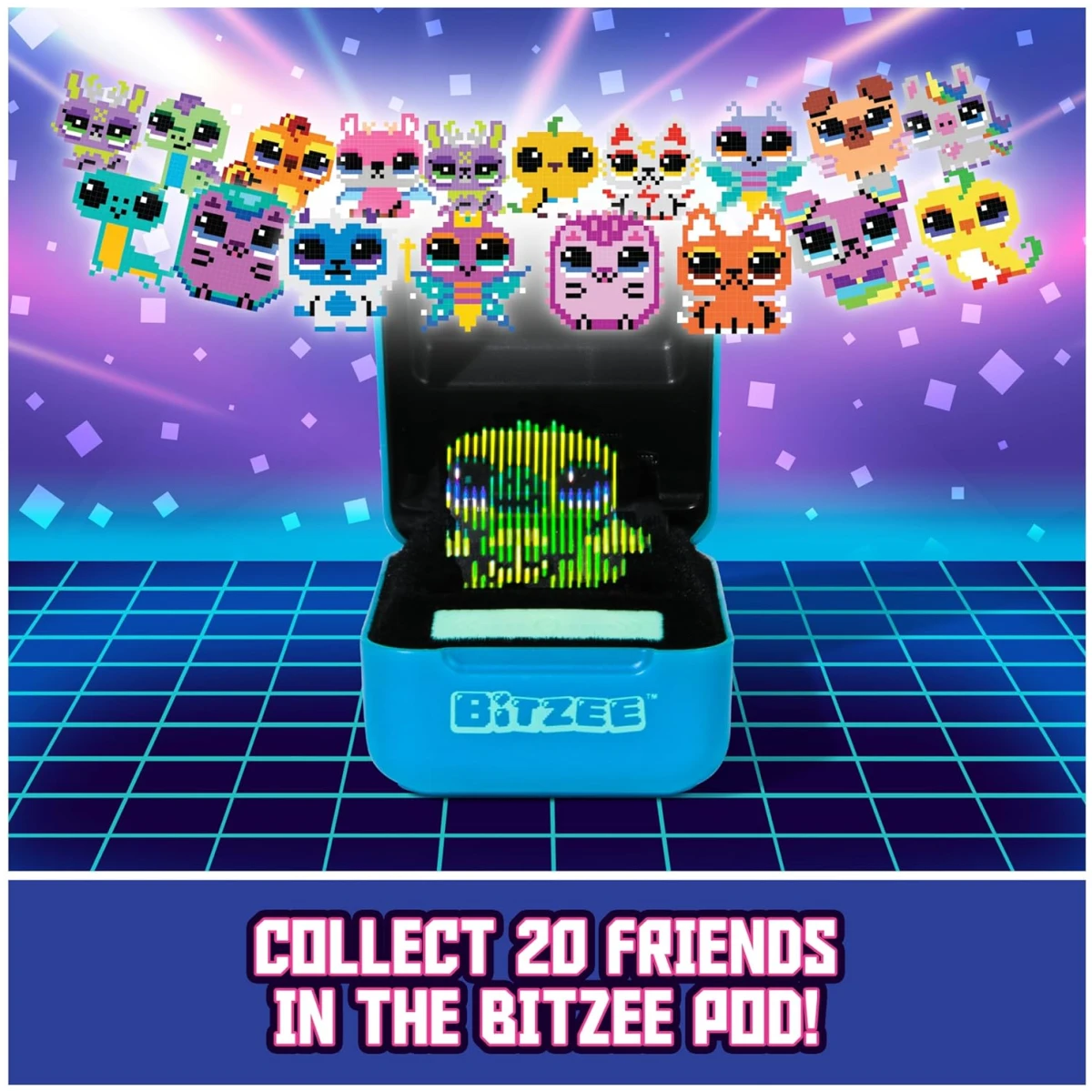 Magicals with 20 Interactive Characters Inside, Reacts to Touch, Digital Pet Kids Toys for Ages 5 and up