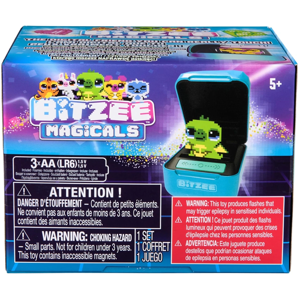 Magicals with 20 Interactive Characters Inside, Reacts to Touch, Digital Pet Kids Toys for Ages 5 and up