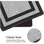 Mattitude Kitchen Mat [2 PCS] Cushioned Anti-Fatigue Non-Skid Waterproof Rugs Ergonomic Comfort Standing Mat for Kitchen, Floor, Office, Sink, Laundry, Black and Gray