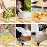 Mixing Bowls with Airtight Lids Set, 26PCS Stainless Steel Khaki Bowls with Grater Attachments, Non-Slip Bottoms & Kitchen Gadgets Set, Size 7, 4, 2.5, 2.0,1.5, 1QT, Great for...