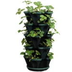 Mr. Stacky Multiple Color (Black + White) 5 Layer 13inch Vertical Planter